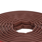 6m Door Sealing Strip Silicone Rubber Self Adhesive Weather Strip Brown Window Sealing Strip for HomeHeight 6mm / 0.2in
