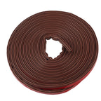 6m Door Sealing Strip Silicone Rubber Self Adhesive Weather Strip Brown Window Sealing Strip for HomeHeight 8mm / 0.3in