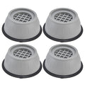 4pcs Washing Machine Pad Shockproof Noise Cancelling Prevent Slip Washer Foot Cushion for Refrigerator Dryer9cm Diameter