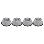 4pcs Washing Machine Pad Shockproof Noise Cancelling Prevent Slip Washer Foot Cushion for Refrigerator Dryer9cm Diameter