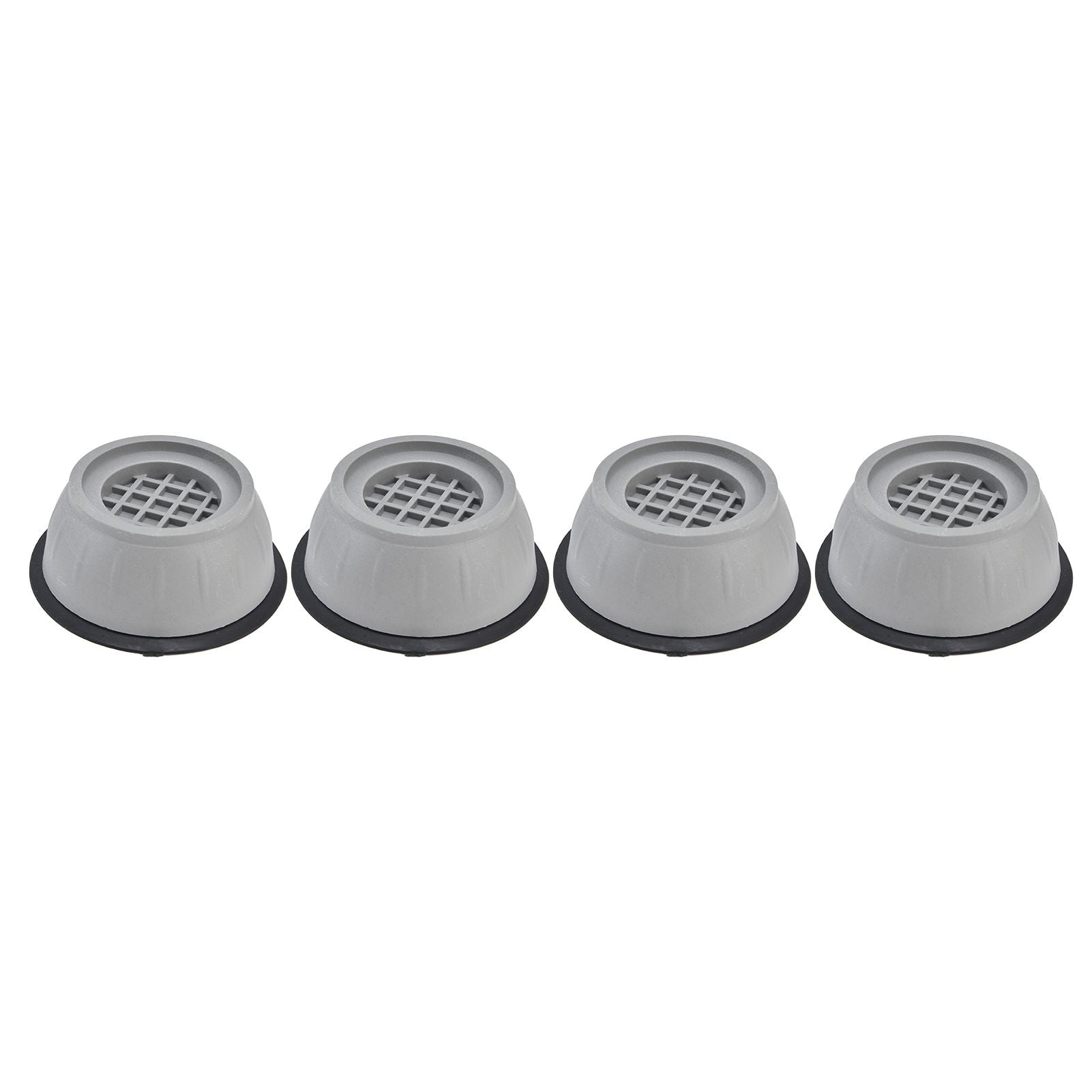 4pcs Washing Machine Pad Shockproof Noise Cancelling Prevent Slip Washer Foot Cushion for Refrigerator Dryer9cm Diameter