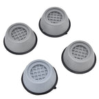 4pcs Washing Machine Pad Shockproof Noise Cancelling Prevent Slip Washer Foot Cushion for Refrigerator Dryer9cm Diameter