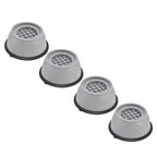 4pcs Washing Machine Pad Shockproof Noise Cancelling Prevent Slip Washer Foot Cushion for Refrigerator Dryer9cm Diameter