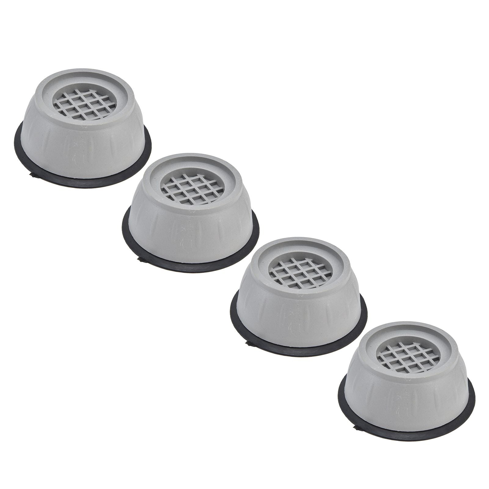4pcs Washing Machine Pad Shockproof Noise Cancelling Prevent Slip Washer Foot Cushion for Refrigerator Dryer9cm Diameter