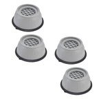 4pcs Washing Machine Pad Shockproof Noise Cancelling Prevent Slip Washer Foot Cushion for Refrigerator Dryer9cm Diameter