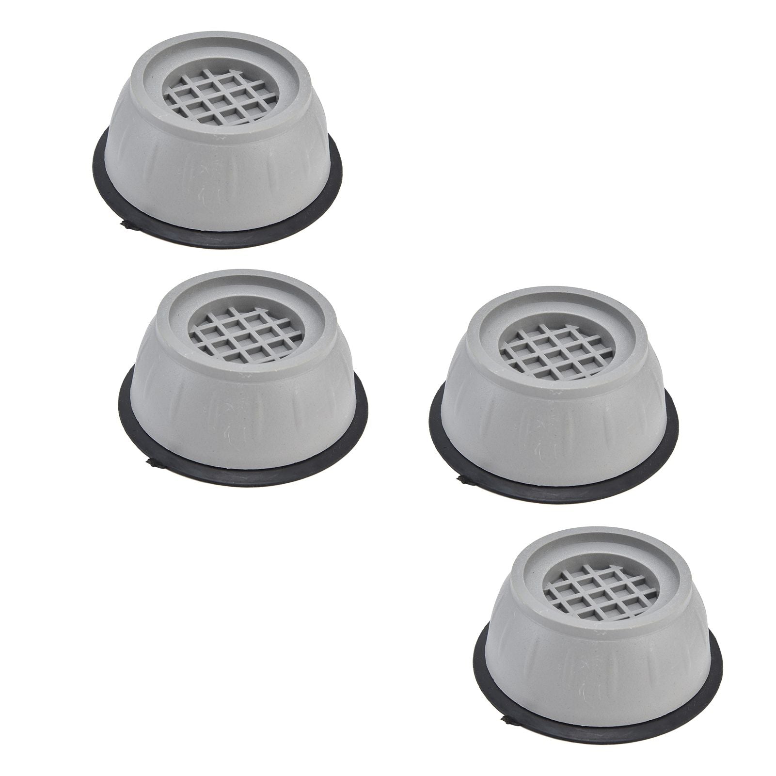 4pcs Washing Machine Pad Shockproof Noise Cancelling Prevent Slip Washer Foot Cushion for Refrigerator Dryer9cm Diameter