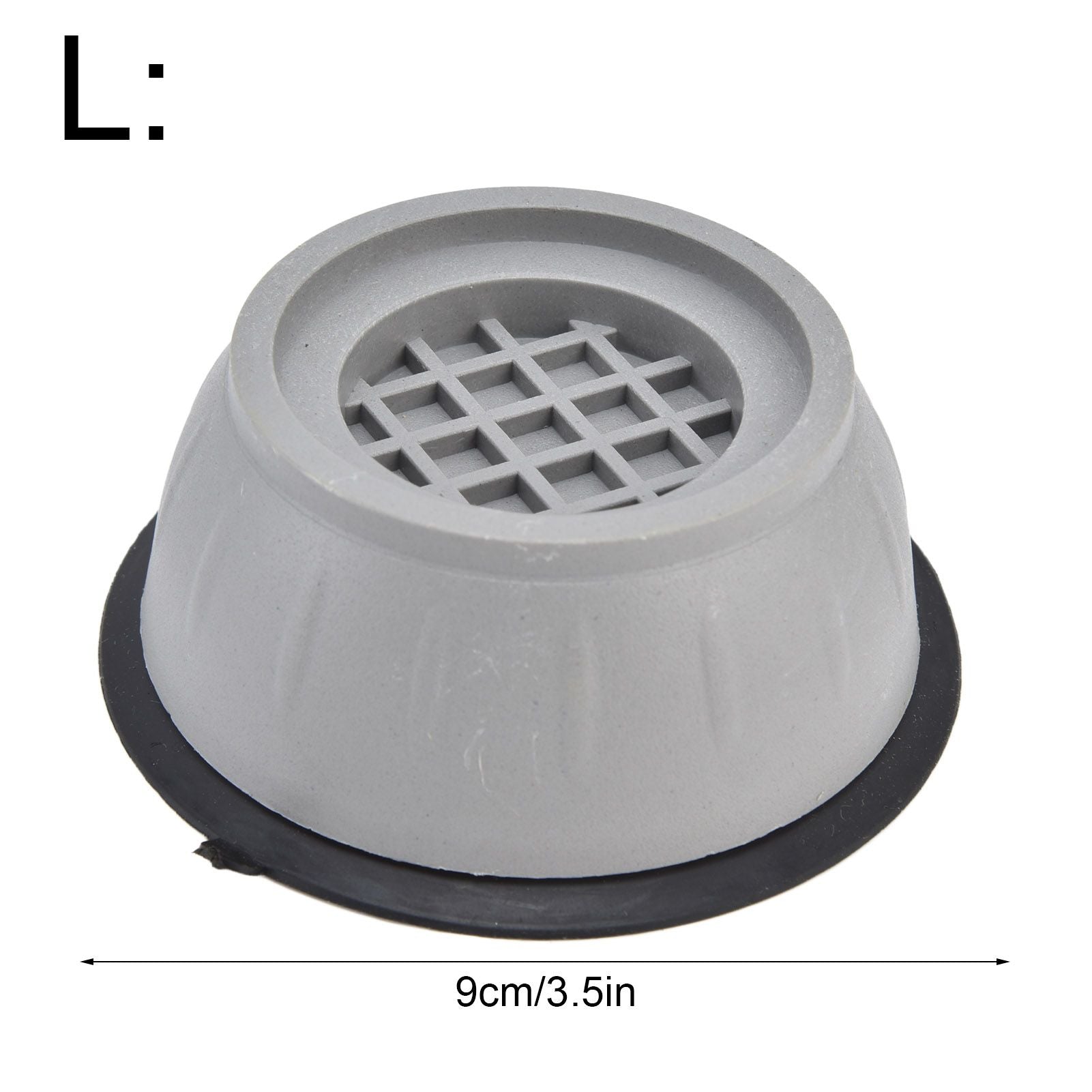 4pcs Washing Machine Pad Shockproof Noise Cancelling Prevent Slip Washer Foot Cushion for Refrigerator Dryer9cm Diameter