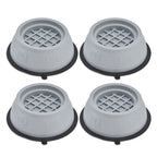 4pcs Washing Machine Pad Shockproof Noise Cancelling Prevent Slip Washer Foot Cushion for Refrigerator Dryer8cm Diameter