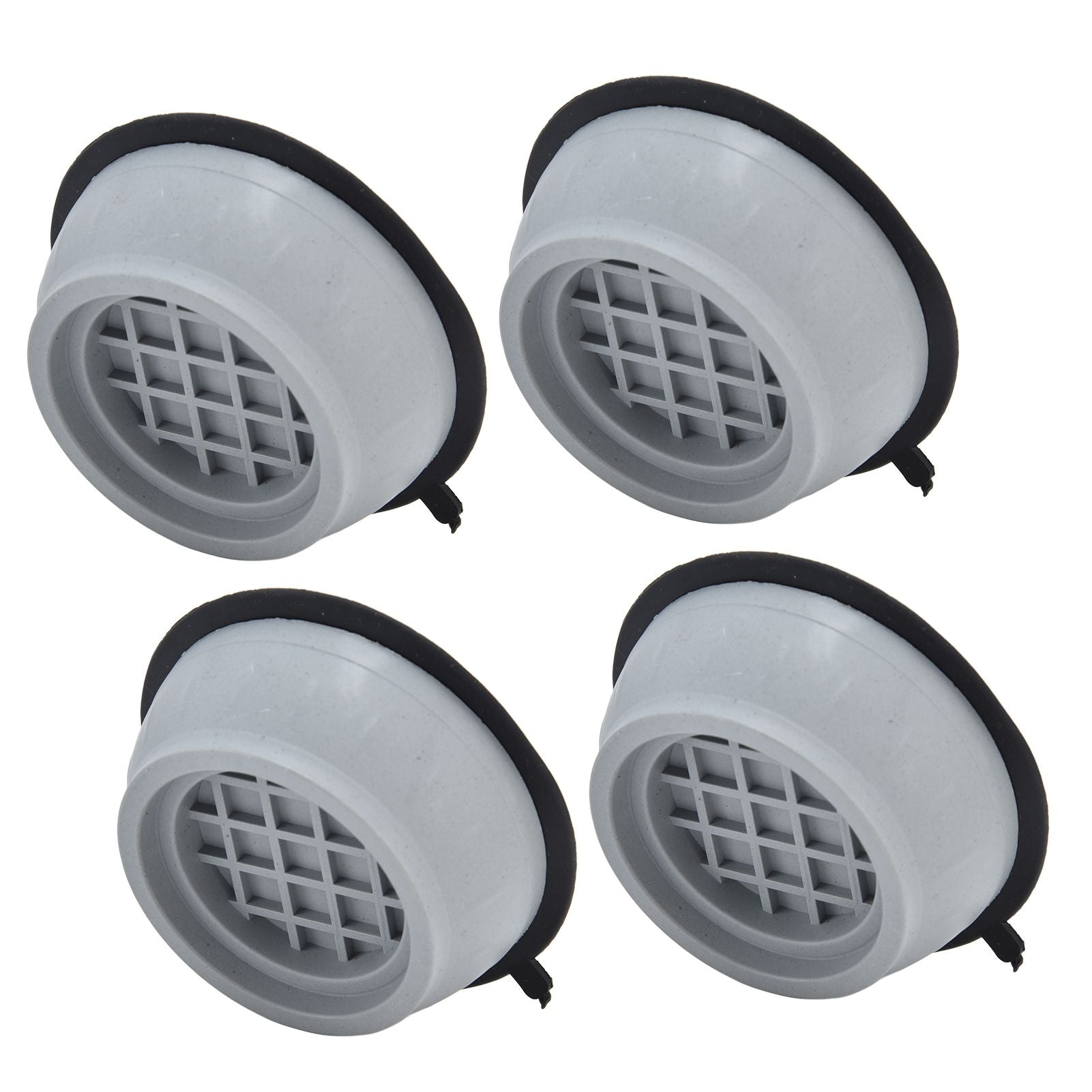 4pcs Washing Machine Pad Shockproof Noise Cancelling Prevent Slip Washer Foot Cushion for Refrigerator Dryer8cm Diameter