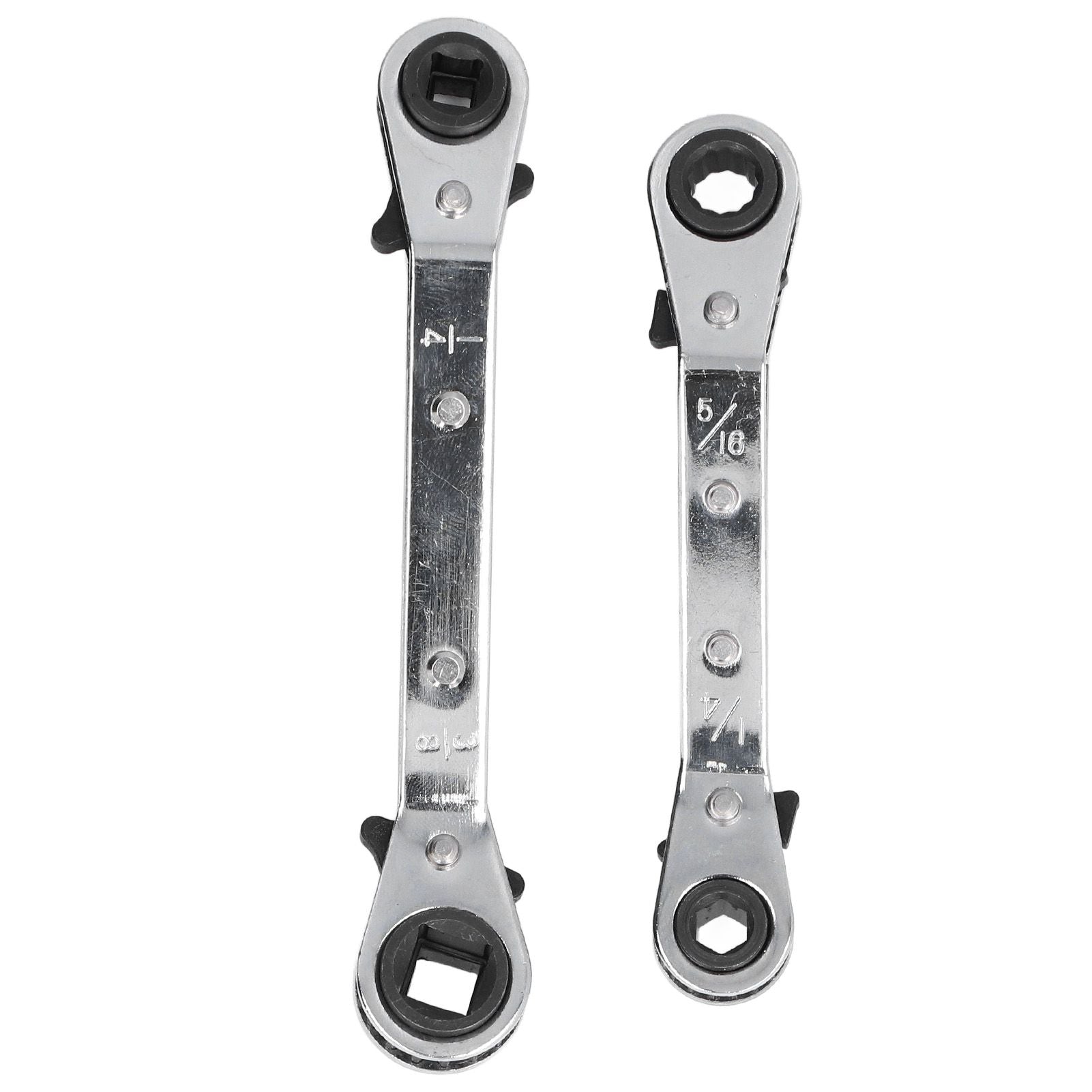 CT122 Refrigerator Ratchet Wrench 1/4 3/16 5/16 3/8 Stainless Steel Wrench Air Conditioner Repair Tool for Household