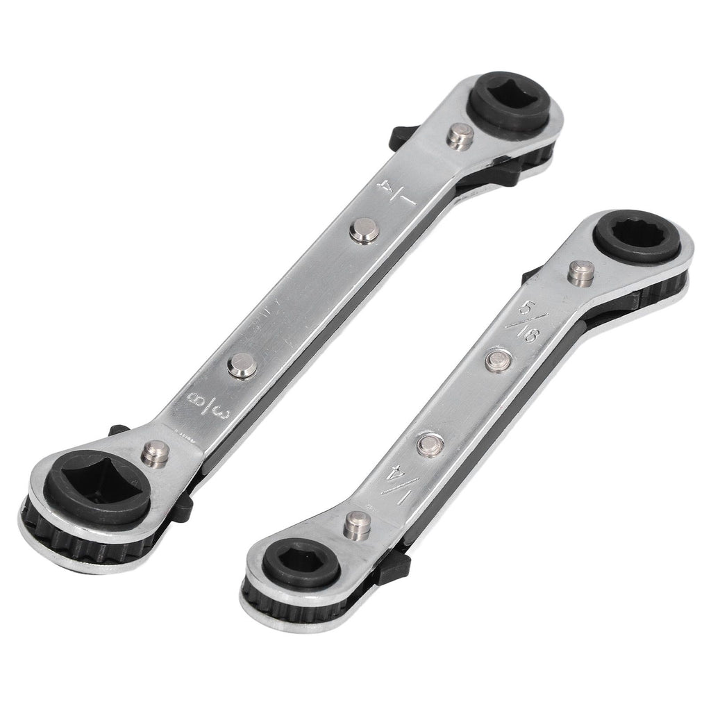CT122 Refrigerator Ratchet Wrench 1/4 3/16 5/16 3/8 Stainless Steel Wrench Air Conditioner Repair Tool for Household