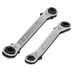 CT122 Refrigerator Ratchet Wrench 1/4 3/16 5/16 3/8 Stainless Steel Wrench Air Conditioner Repair Tool for Household