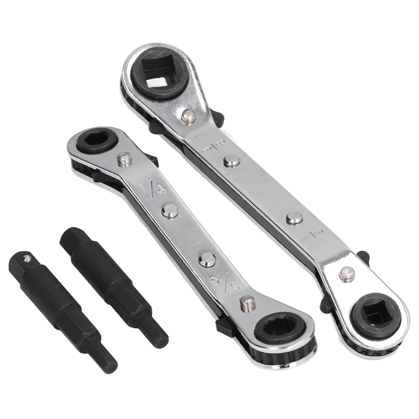 CT122 Refrigerator Ratchet Wrench 1/4 3/16 5/16 3/8 Stainless Steel Wrench Air Conditioner Repair Tool for Household