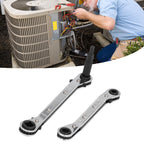 CT122 Refrigerator Ratchet Wrench 1/4 3/16 5/16 3/8 Stainless Steel Wrench Air Conditioner Repair Tool for Household