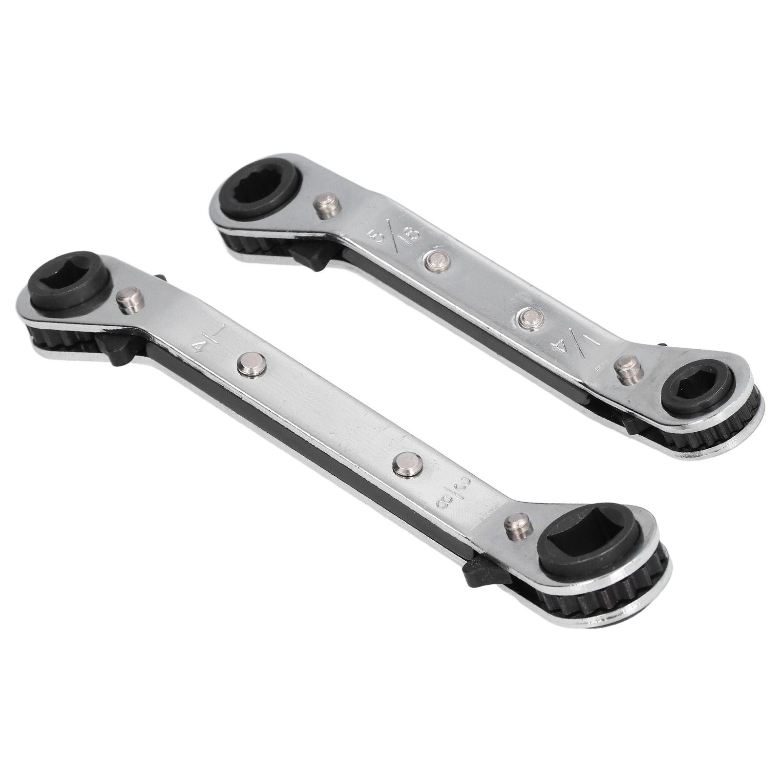 CT122 Refrigerator Ratchet Wrench 1/4 3/16 5/16 3/8 Stainless Steel Wrench Air Conditioner Repair Tool for Household