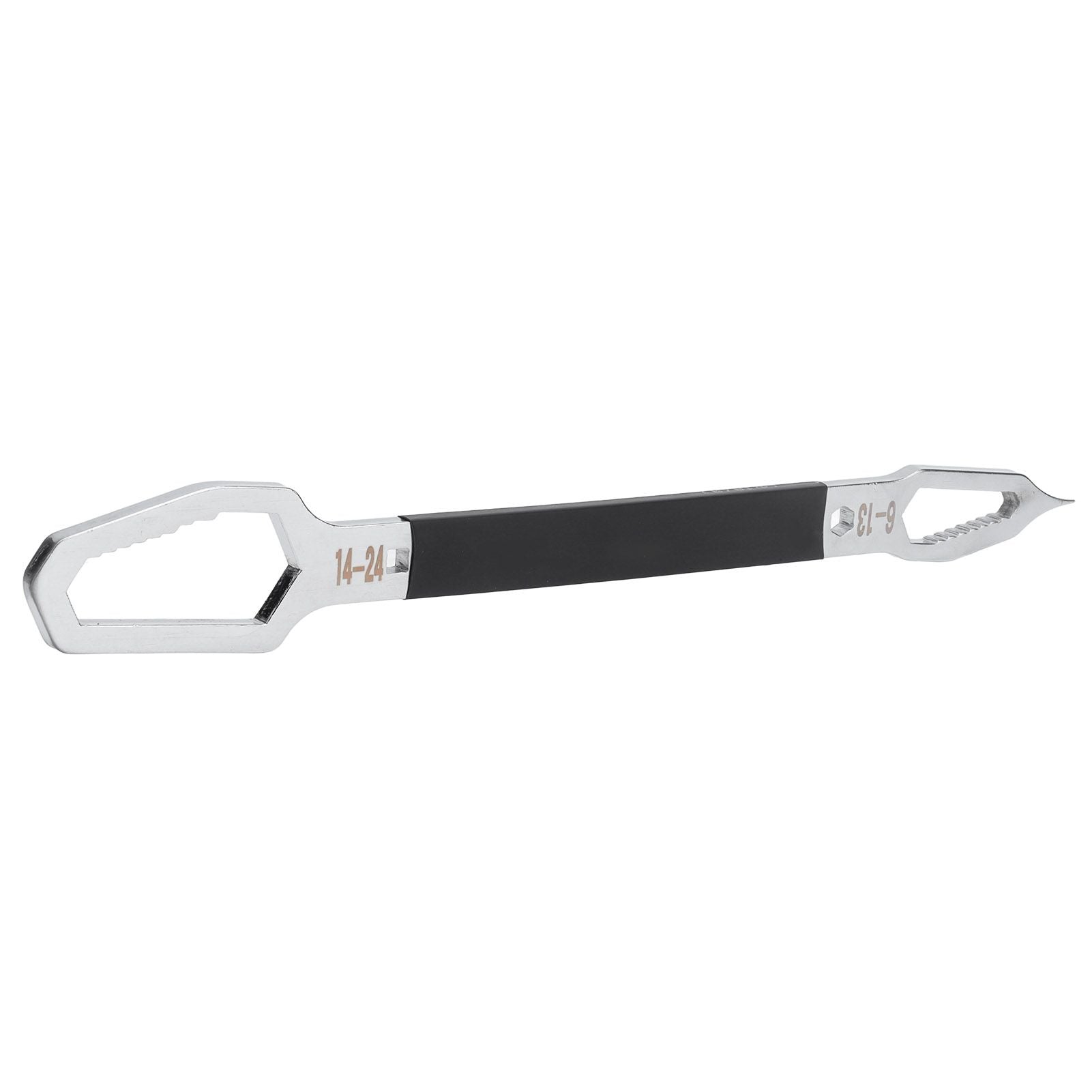 Shaped Wrench Double Ended Multifunctional Universal Unique Ultra Long Design Hardware Hand ToolBlack