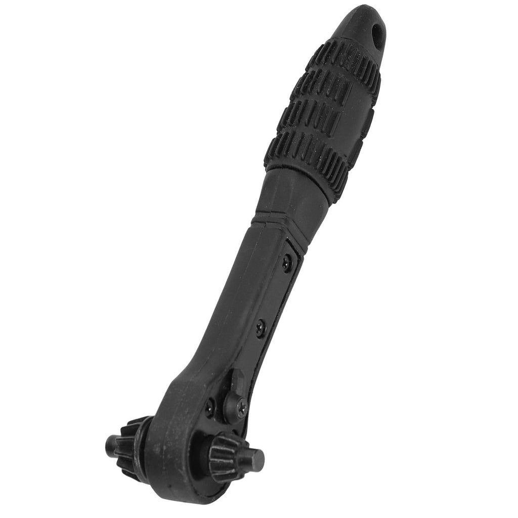 Ratchet Wrench 2 in 1 Black Carbon Steel Multifunctional Quick Drill Chuck Wrench for Universal Electric Drills