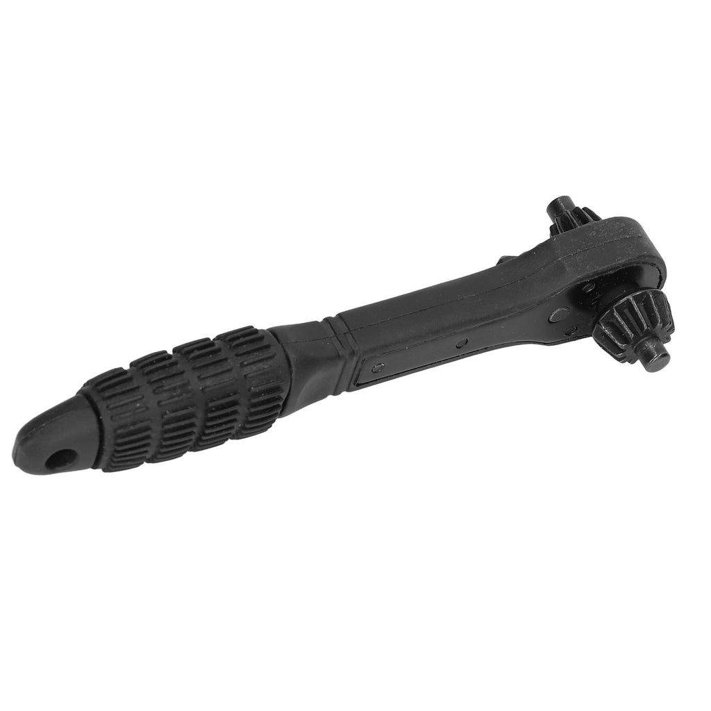 Ratchet Wrench 2 in 1 Black Carbon Steel Multifunctional Quick Drill Chuck Wrench for Universal Electric Drills