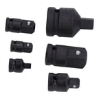 Socket Adapter Set Chrome Tangsten Steel 1 3/4 1/2 3/8 1/4 Drive Impact Adapter for Home Maintenance