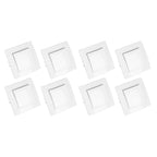 8Pcs Single Pole Light Switch 10A/250V Wall Decorative Paddle Rocker Switch European Regulations for House Use