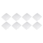 8Pcs Single Pole Light Switch 10A/250V Wall Decorative Paddle Rocker Switch European Regulations for House Use