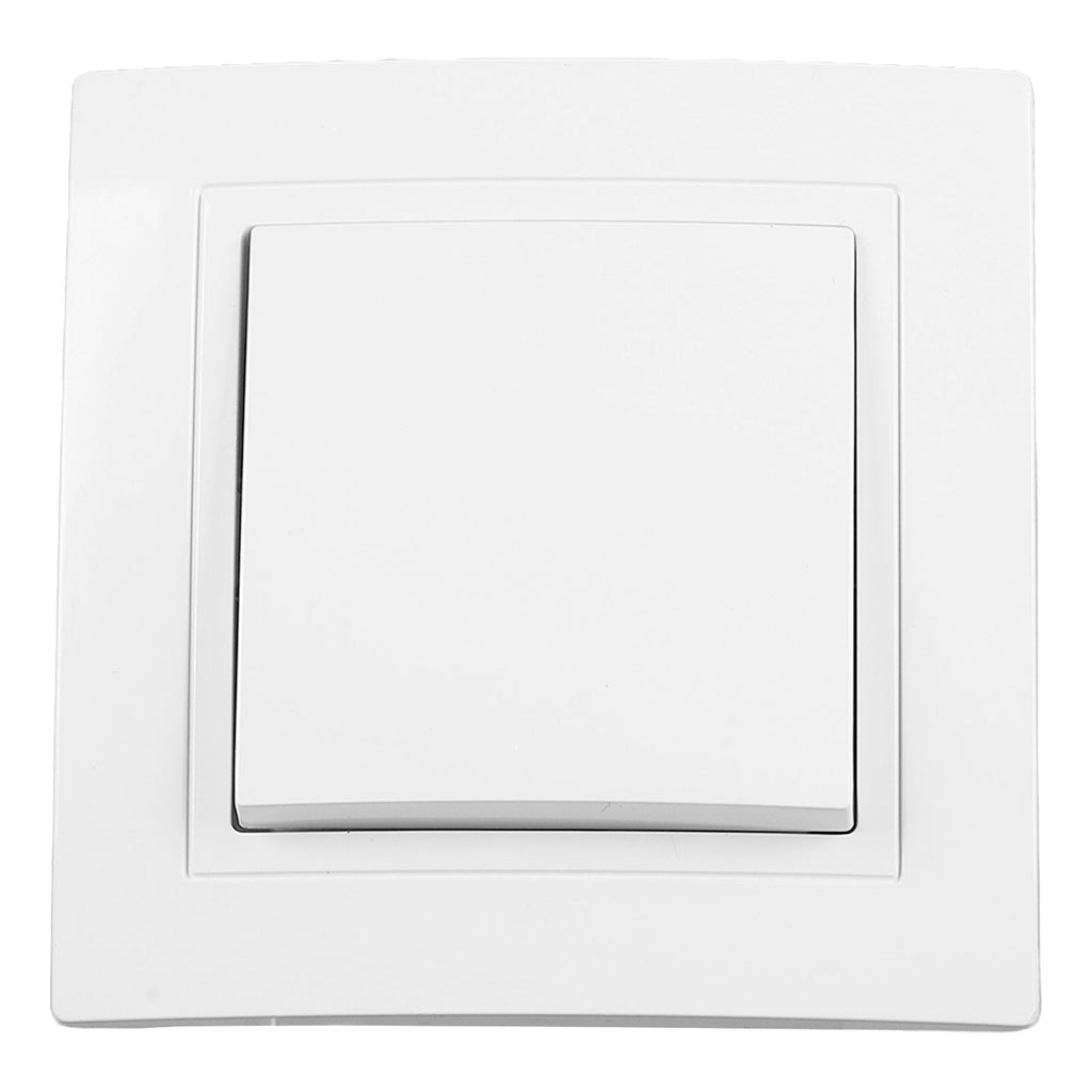 8Pcs Single Pole Light Switch 10A/250V Wall Decorative Paddle Rocker Switch European Regulations for House Use