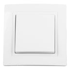 8Pcs Single Pole Light Switch 10A/250V Wall Decorative Paddle Rocker Switch European Regulations for House Use