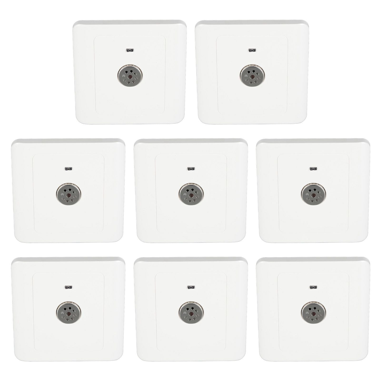 8pcs Concealed Sound Control Switch Light Control Panel for Home Office 250V 10A