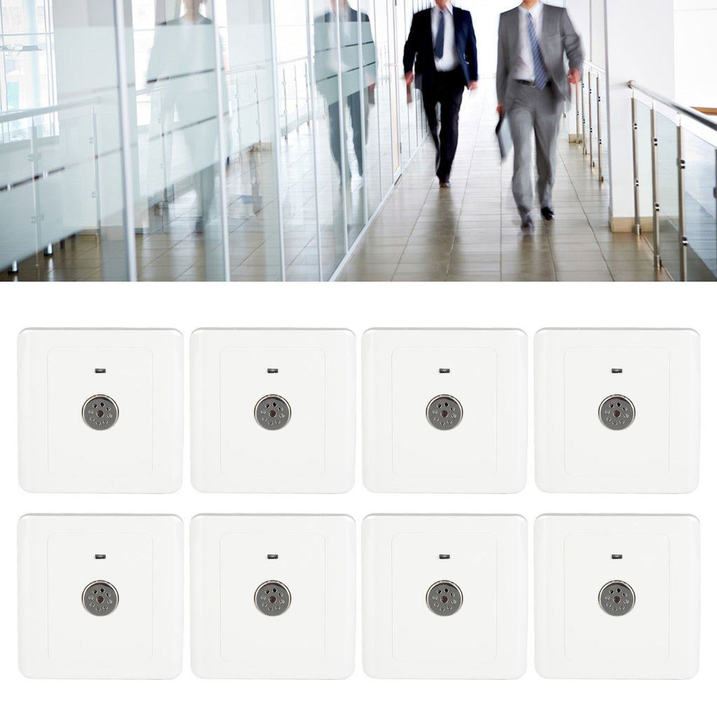8pcs Concealed Sound Control Switch Light Control Panel for Home Office 250V 10A