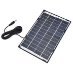 DC5521 Output 6W 12V Solar Panel DIY Solar Charger Polysilicon Tablet Generator for Lamp