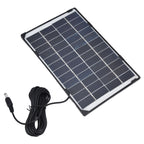 DC5521 Output 6W 12V Solar Panel DIY Solar Charger Polysilicon Tablet Generator for Lamp
