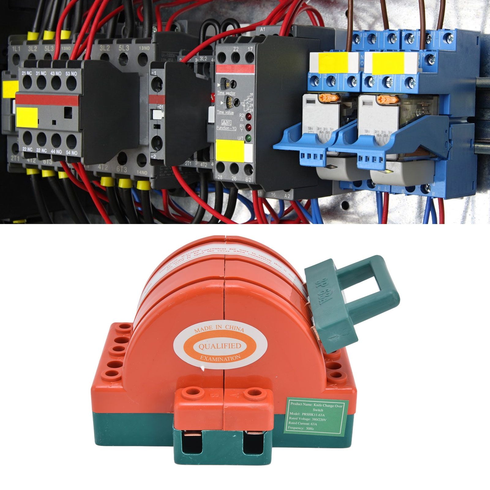 3P 63A Double Throw Electric Knife RPSHK11 Bidirectional Double Power Knife Switch Power Isolation Switch