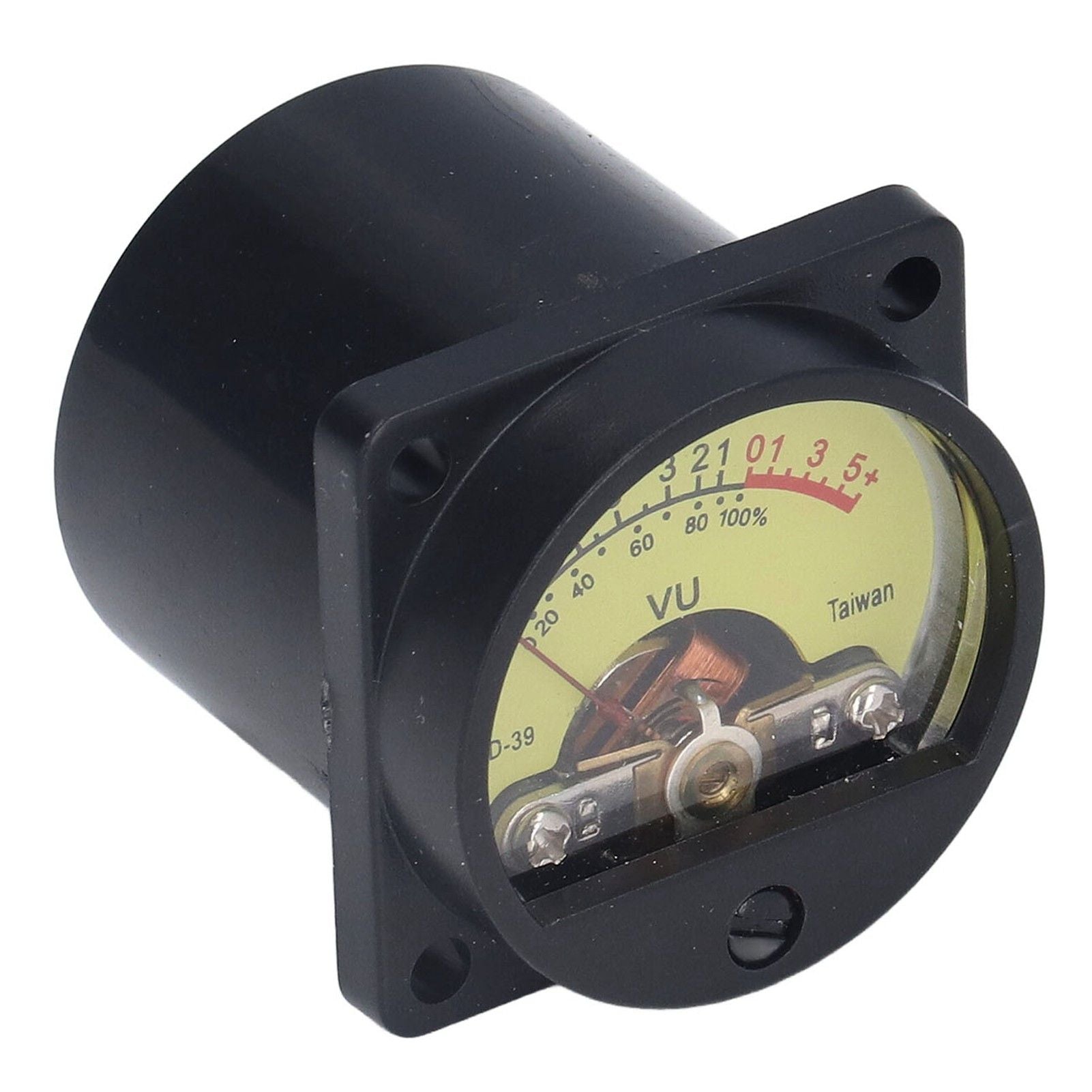 VU Meter Vibration Static Proof Amplifier Volume Level Meter with Backlight for Recording Studio Home Speaker 50mA 12V