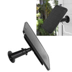 Solar Expansion Panel Weatherproof Portable Solar Power Supply with Adjustable Bracket for Security Camera 4W 6VBlack