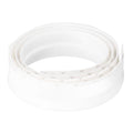 Door Soundproofing 28mm/1.1in Round Hole Silicone Protective Durable Replaceable Lightweight Sealer Strip for RoomWhite