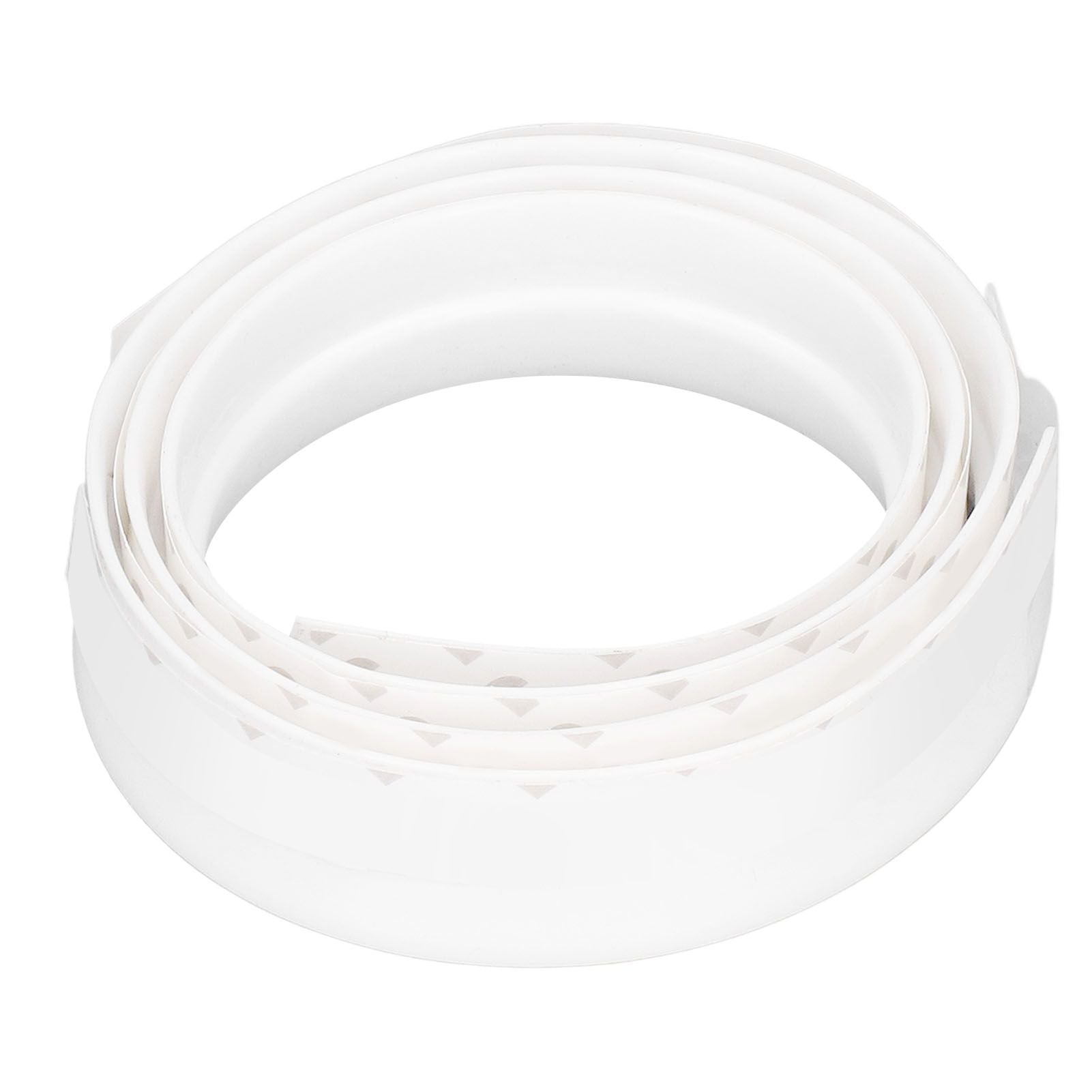 Door Soundproofing 28mm/1.1in Round Hole Silicone Protective Durable Replaceable Lightweight Sealer Strip for RoomWhite