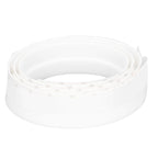 Door Soundproofing 28mm/1.1in Round Hole Silicone Protective Durable Replaceable Lightweight Sealer Strip for RoomWhite