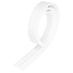Door Soundproofing 28mm/1.1in Round Hole Silicone Protective Durable Replaceable Lightweight Sealer Strip for RoomWhite
