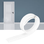Door Soundproofing 28mm/1.1in Round Hole Silicone Protective Durable Replaceable Lightweight Sealer Strip for RoomWhite