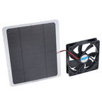 Solar Fan 10W 12V Effective Deodorization Energy Saving Portable USB Solar Exhaust Fan for Pet Houses RV Greenhouses