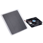 Solar Fan 10W 12V Effective Deodorization Energy Saving Portable USB Solar Exhaust Fan for Pet Houses RV Greenhouses