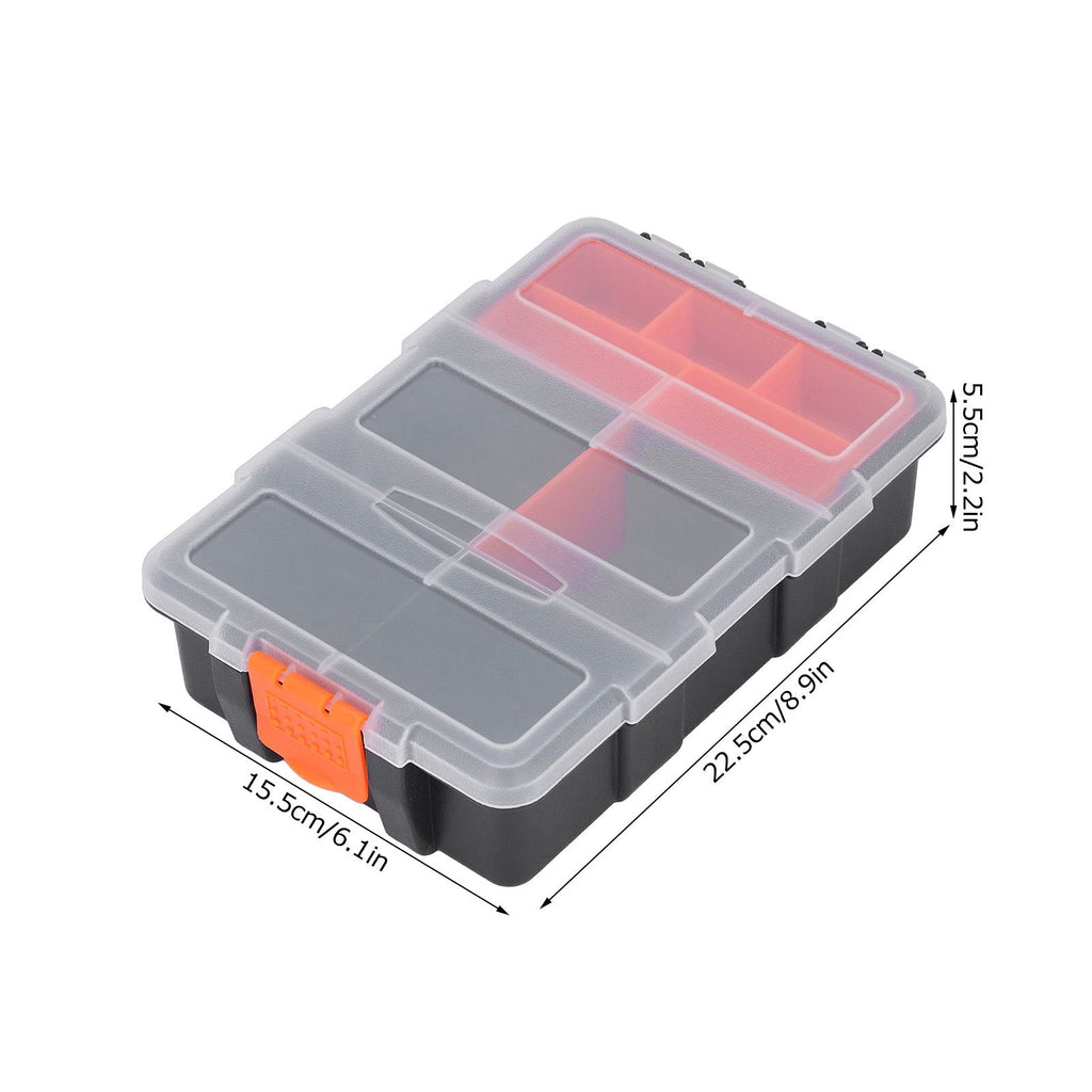 Parts Box Classification Grid Storage Box PVC Components Parts Tool Organizer for Hardware Fitting