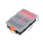 Parts Box Classification Grid Storage Box PVC Components Parts Tool Organizer for Hardware Fitting