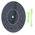 Small USB Car Fan Multifunction Round Monocrystalline Silicone Solar Powered Car Exhaust Fan 5W