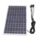 8V 15W Solar Panel High Efficiency Solar Charging Panel Outdoor Battery Charger for Household Car Boat
