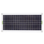 12V to 220V 30W Solar Charging Panel 220W Solar Inverter Battery Charger Kit for Camping Hiking 10A
