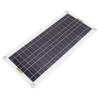 12V to 220V 30W Solar Charging Panel 220W Solar Inverter Battery Charger Kit for Camping Hiking 100A