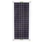 12V to 220V 30W Solar Charging Panel 220W Solar Inverter Battery Charger Kit for Camping Hiking 100A