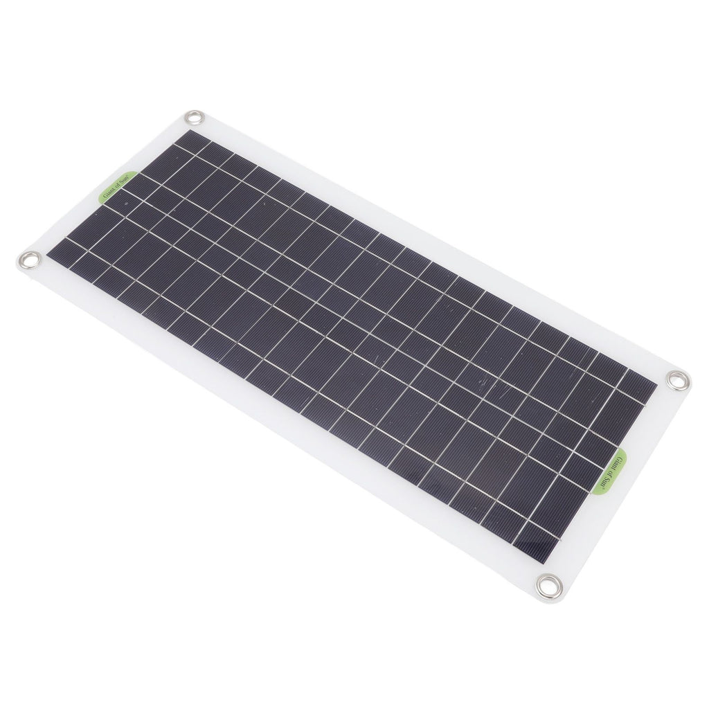 12V to 220V 30W Solar Charging Panel 220W Solar Inverter Battery Charger Kit for Camping Hiking 100A