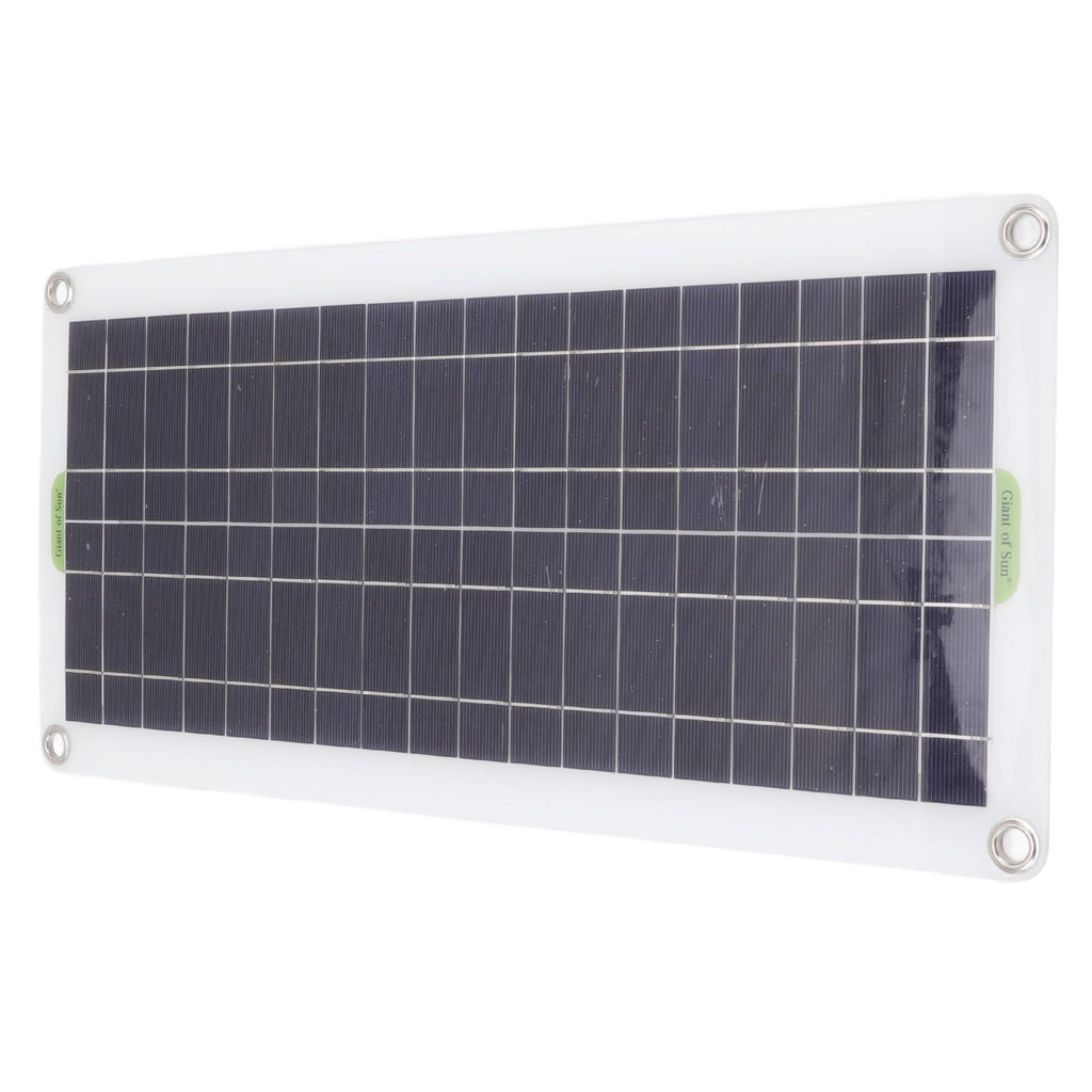 12V to 220V 30W Solar Charging Panel 220W Solar Inverter Battery Charger Kit for Camping Hiking 100A